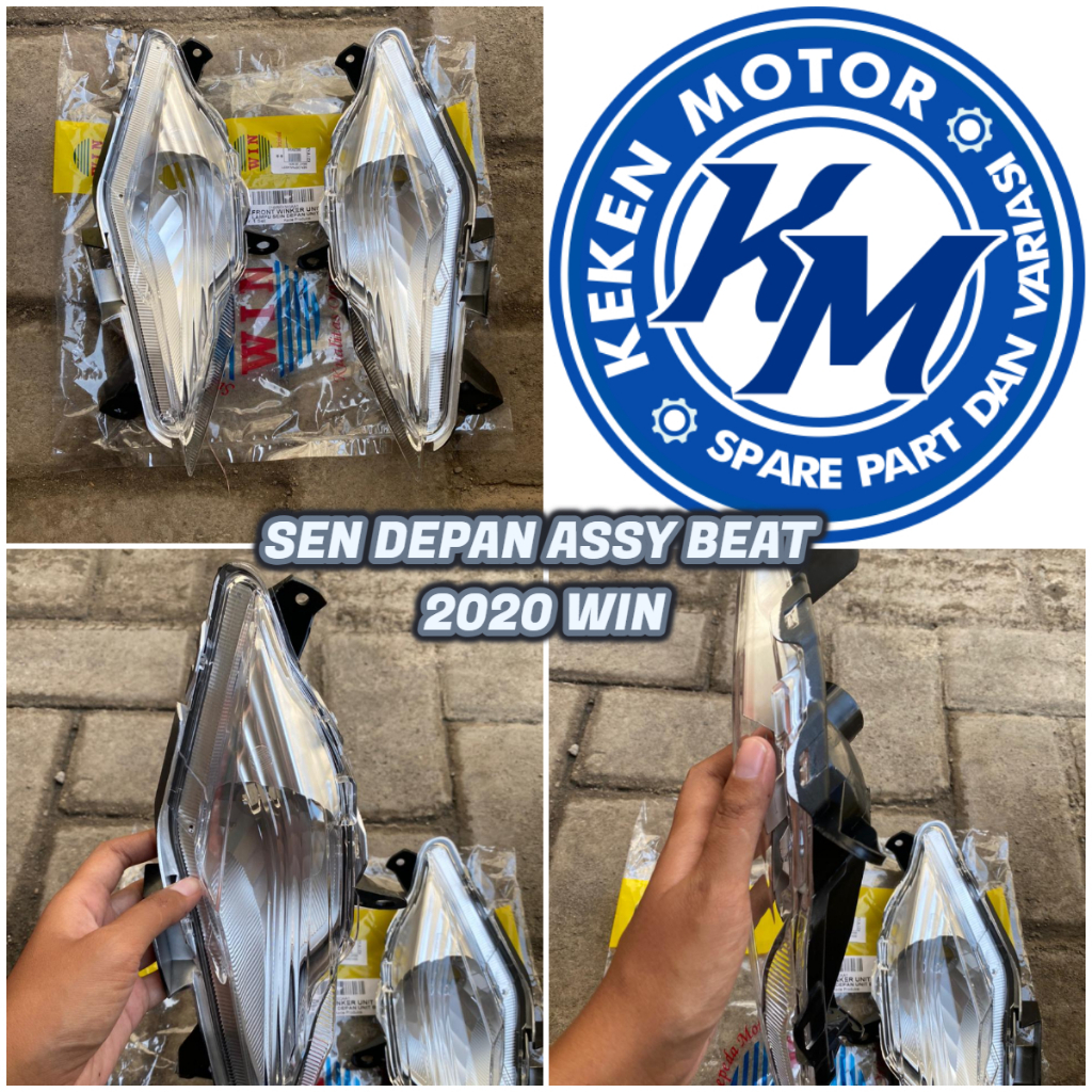 SEN DEPAN ASSY BEAT 20 WIN// LAMPU SEN DEPAN KOMPLIT BEAT 2020 MEREK WIN