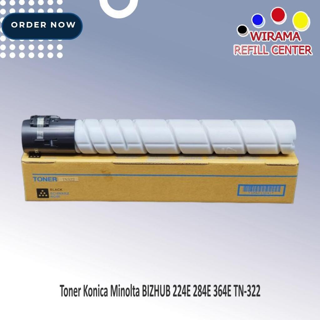 Toner Konica Minolta BIZHUB 224E 284E 364E TN-322 BLACK