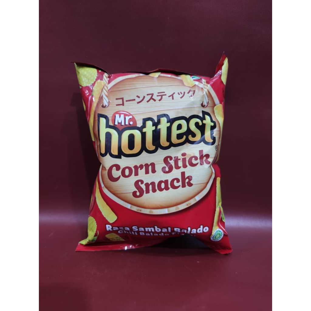 

Mr. Hottest Corn Stick Sambal Balado 60G - Makanan Ringan