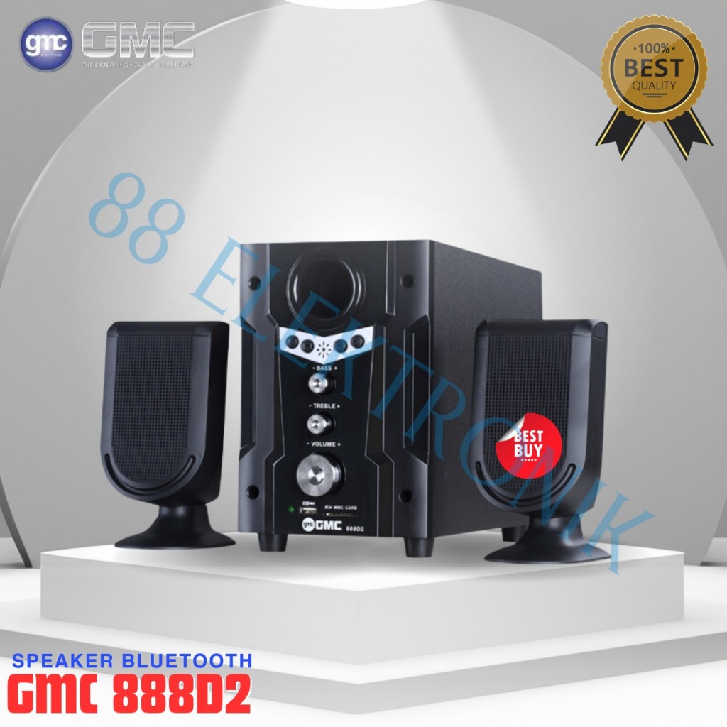 Speaker GMC 888D2 BT Bluetooth Aktif Multimedia Speaker Original