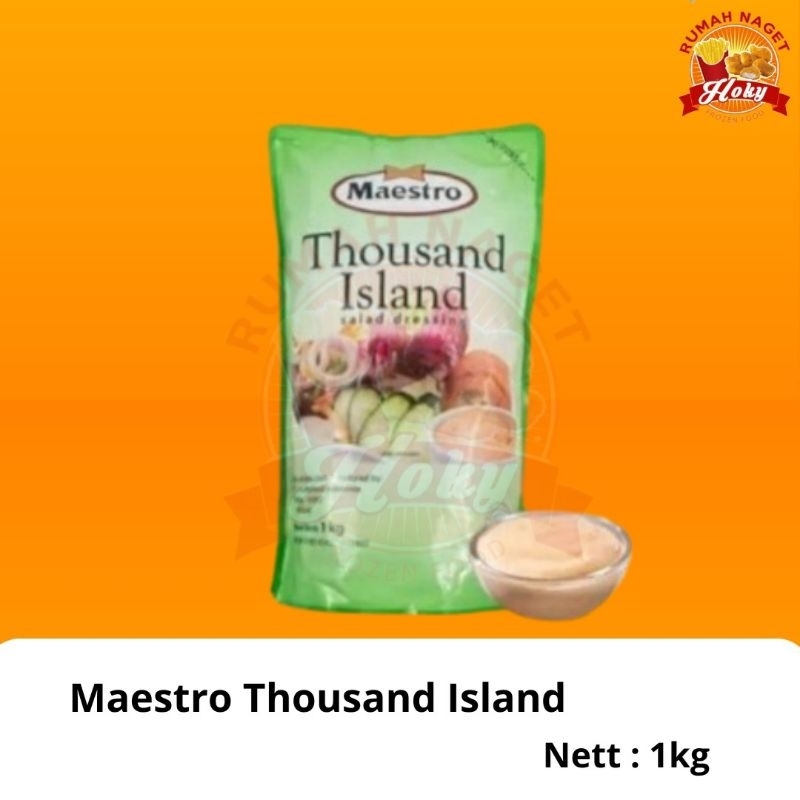 

Maestro Thousand Island Salad Dressing 1 kg