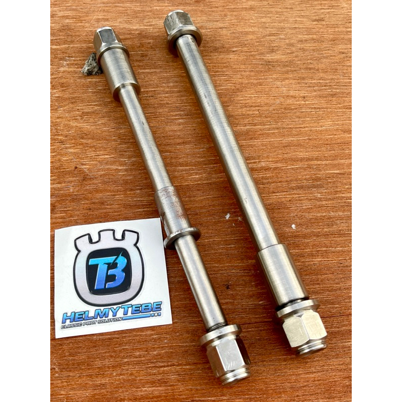 as roda shok ninja as 15 as 12 stenlis detail / as roda depan skok ninja as12 stenlis as roda depan 