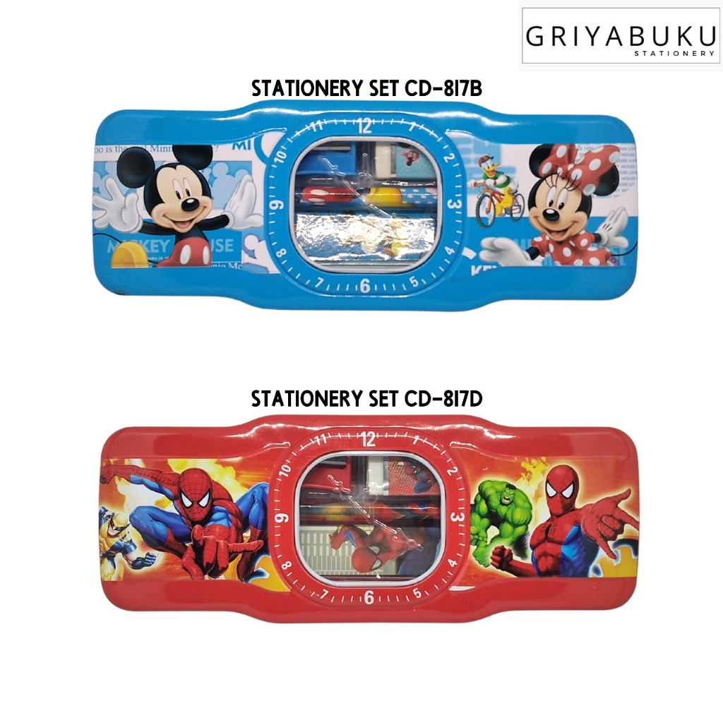 

Stationery Set CD-817B/D|Study Set/Alat Tulis Set
