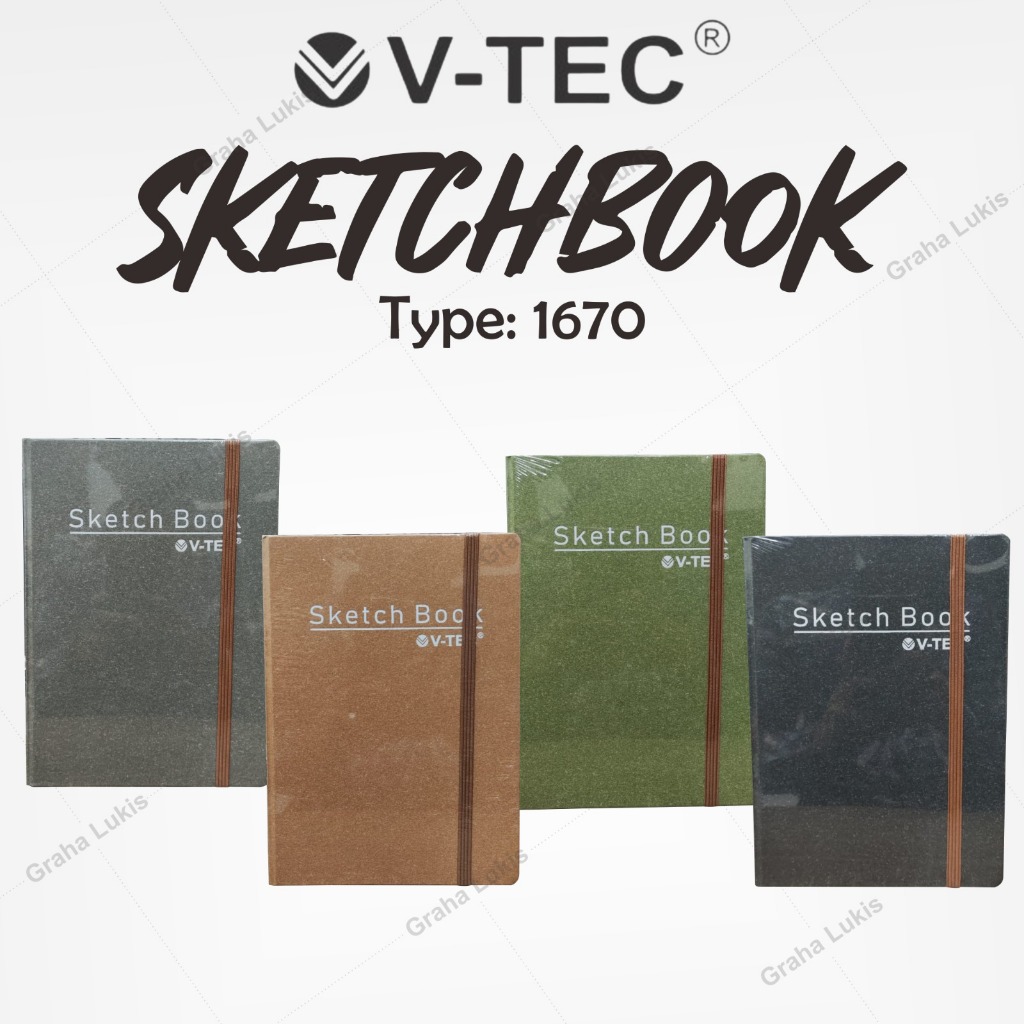 

V-tec Sketchbook 1670 - A5 160 GSM