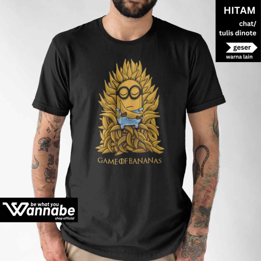 KAOS KARTUN MINION GOT SIZE S - 7XL DEWASA JUMBO BIGSIZE BIG SIZE & KAOS ANAK KAOS PREMIUM