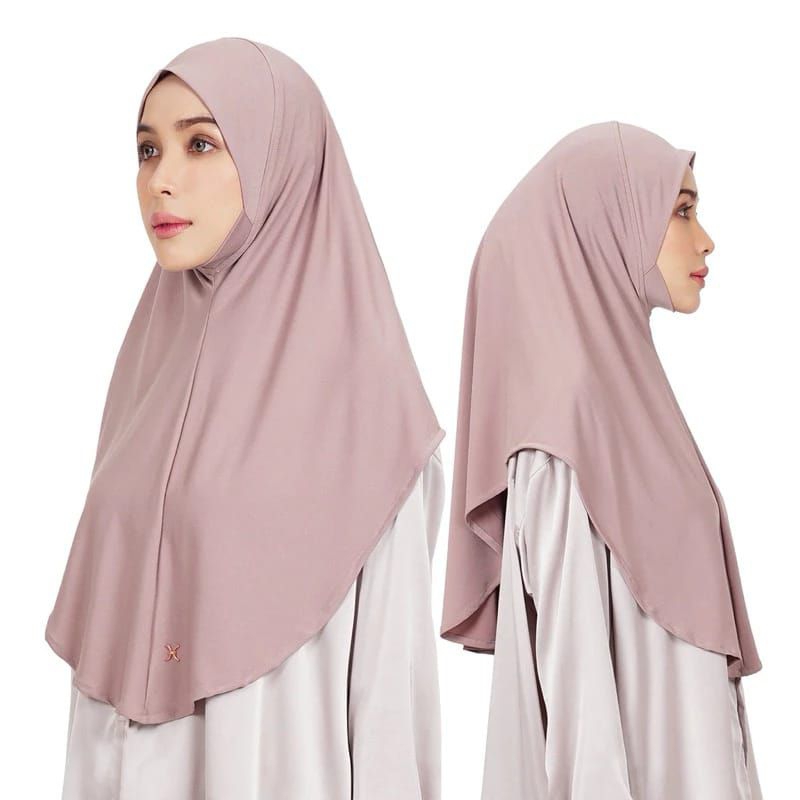 Jilbab Dagu Malaysia Instan All Size Ukuran M L Premium / Hijab Dagu Malaysia