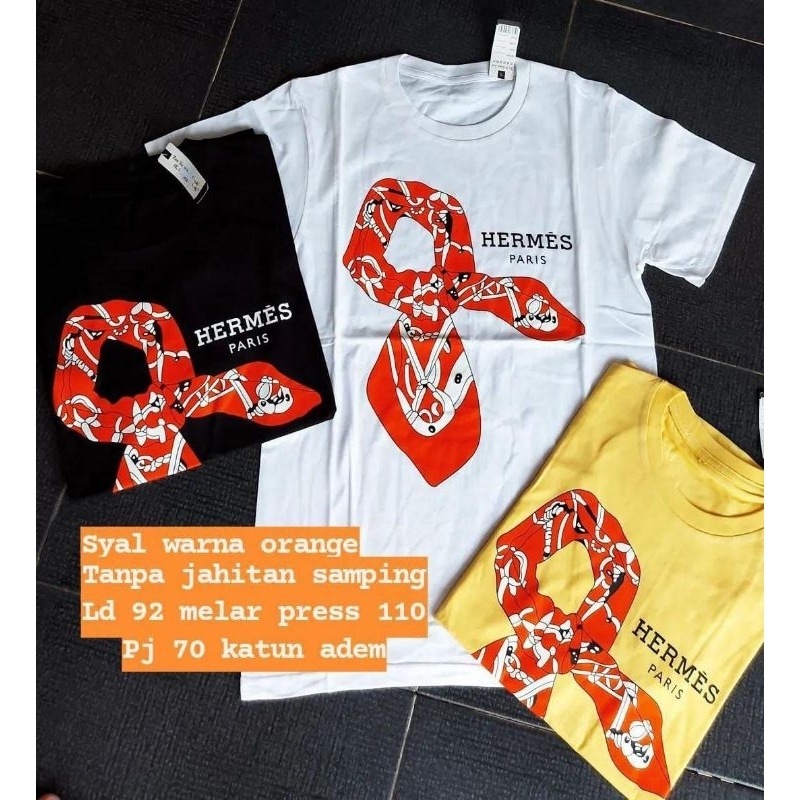 Kaos oblong tanpa jahitan samping