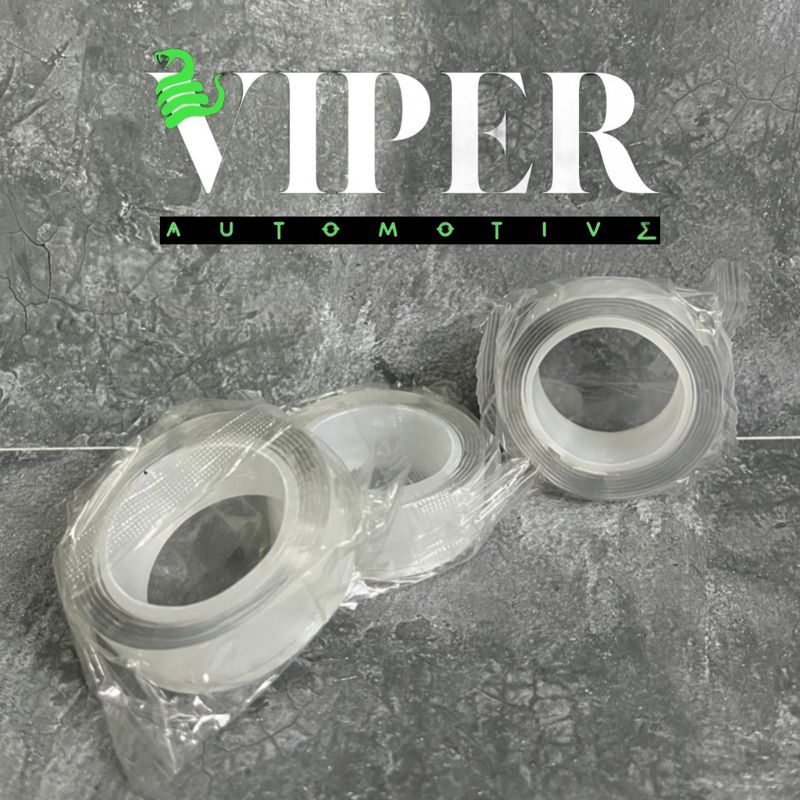 

Double Tape Nano Bening Transparan Double Tape Perekat 2 sisi Bening Isolasi Bening kuat Tahan air Doubble tip Serbaguna Doble Tape Universal