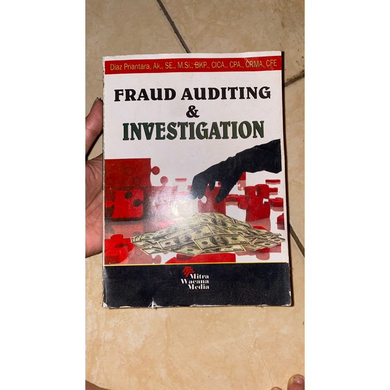 PRELOVED BUKU FRAUD AUDITING & INVESTIGATION DIAZ PRIANTARA,  BUKU FRAUD DAN KORUPSI BONA PURBA, BUK