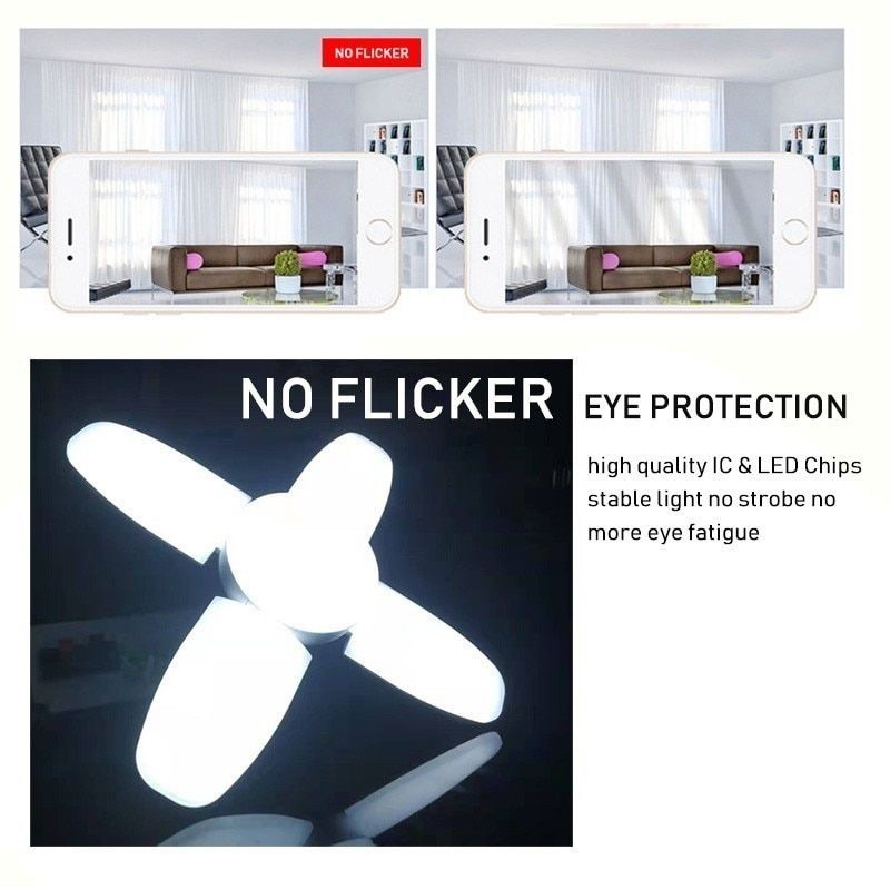 Lampu LED Model Kipas 4 Baling / LAMPU BOHLAM MODEL KIPAS 4 BALING 28W