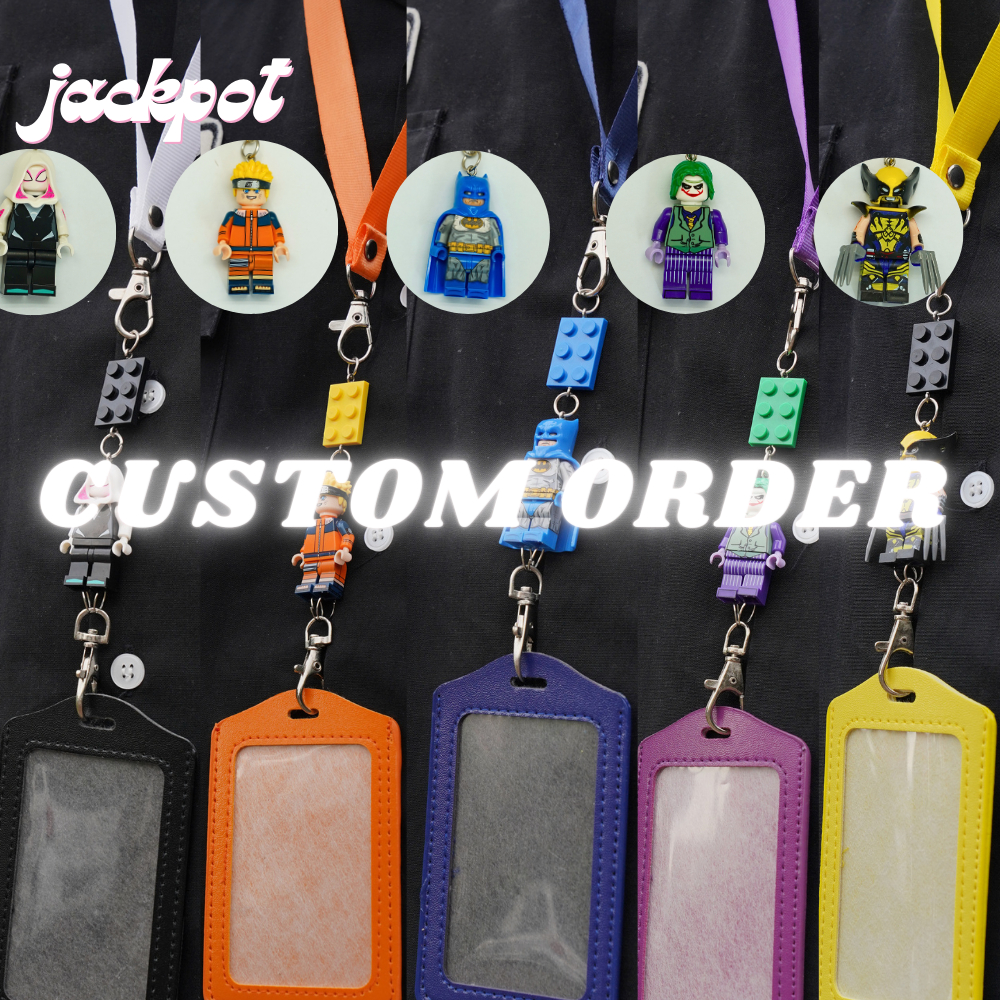 

CUSTOM ORDER Lanyard Minifigure | Karakter By Request | Jackpot Studio