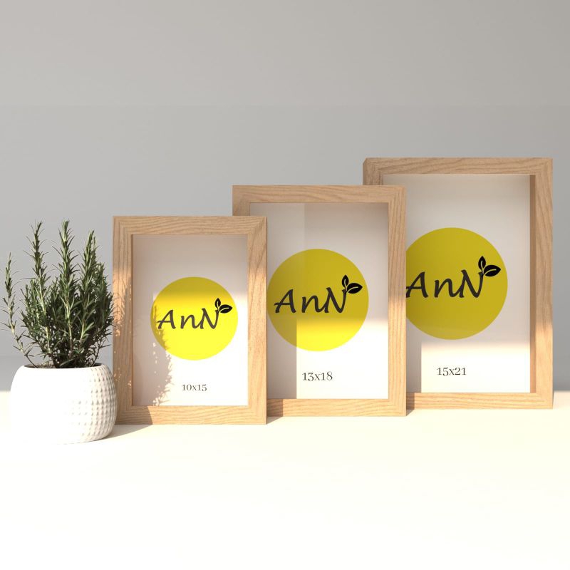Frame 3D 4R / 10,5x15cm / A6 Space 3,5cm + Kaca Akrilik Anti Pecah