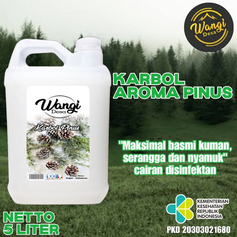 Promo Karbol Wipol Cemara 5 Liter