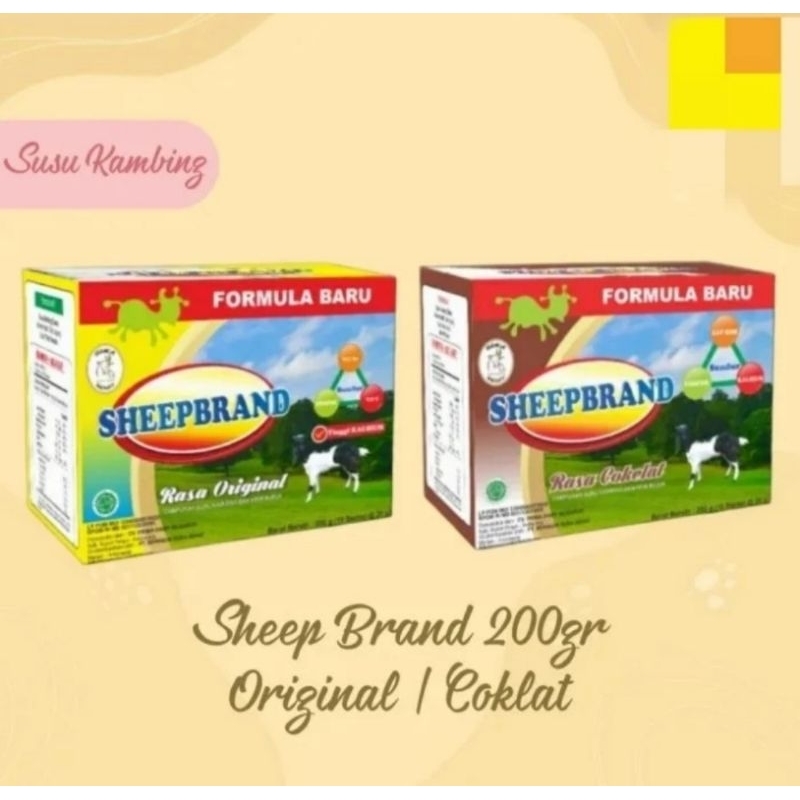 

SUSU KAMBING ETAWA SHEEPBRAND | 10 SACHET 200GRM