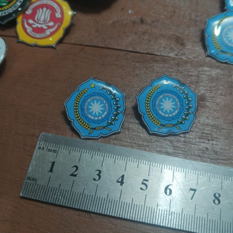 Pin Bros PKk Warna Biru Ukuran 3cm - Pin Aksesoris PKK
