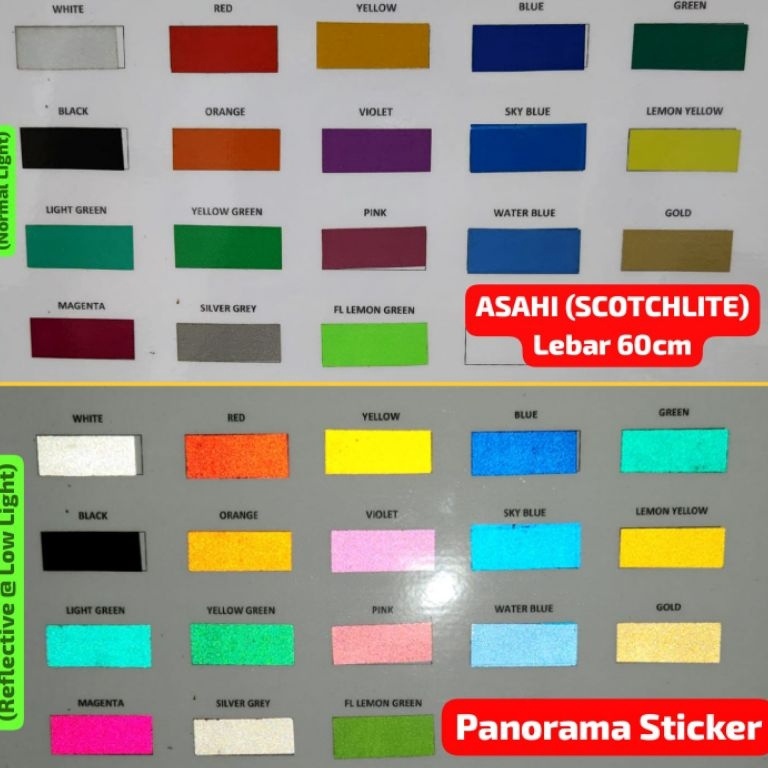 

Telah Hair ASAHI Sthlite Stiker Refletive Lebar 6m 6R