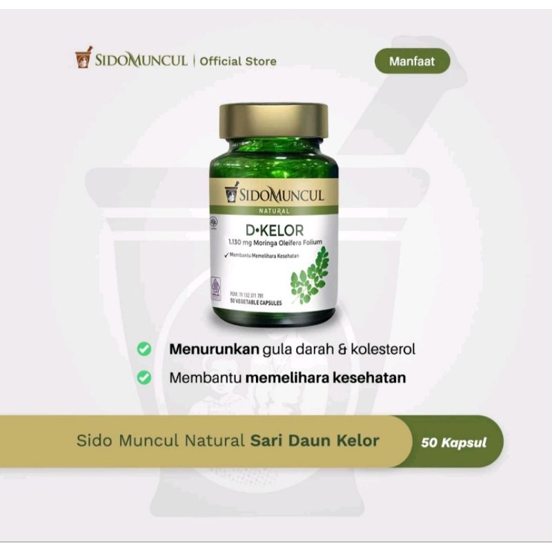 Daun Kelor Sido Muncul 50 Kapsul