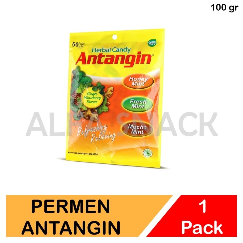 

Permen Antangin Herbal Candy Kemasan Pack 100 gram