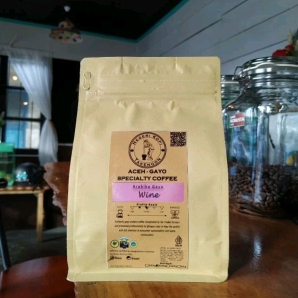 

KOPI GAYO ARABIKA ACEH-GAYO WINE 200 gram NEGERI KOPI