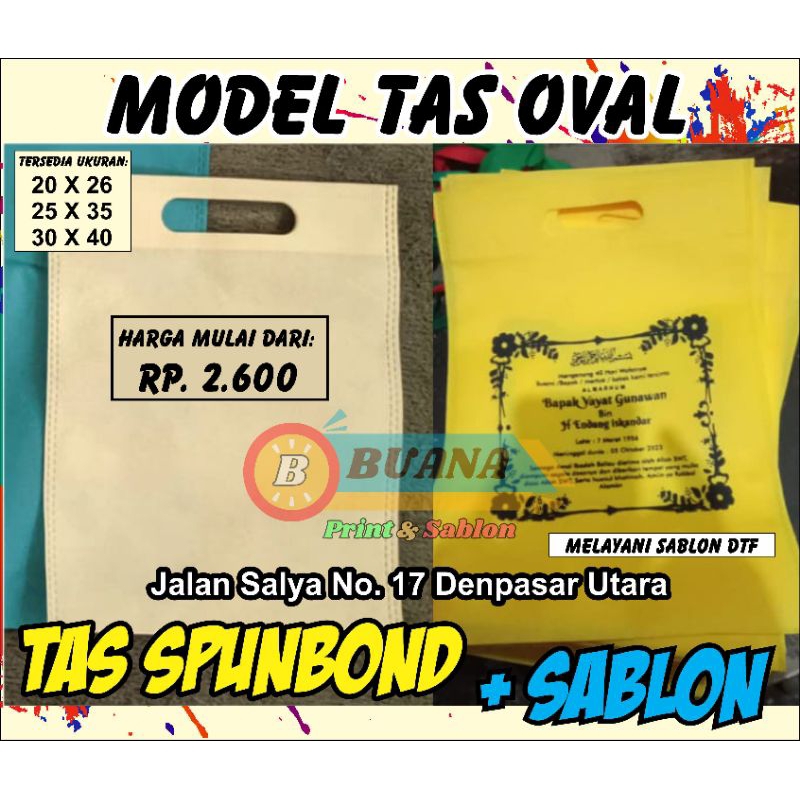 TAS SPUNBOND OVAL