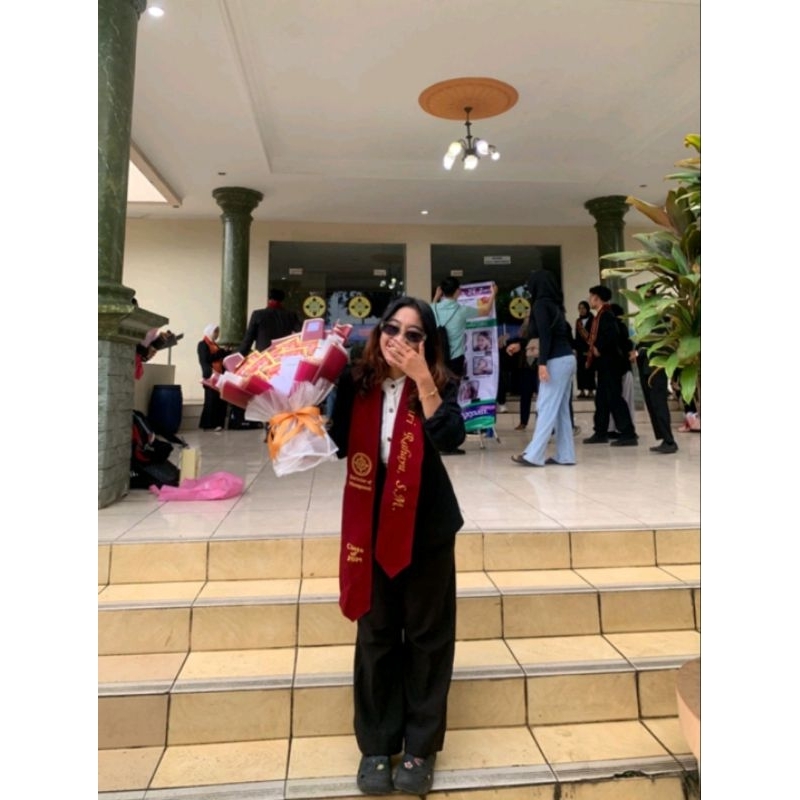 (URGENT)selempang wisuda leher/selempang wisuda 2 sisi