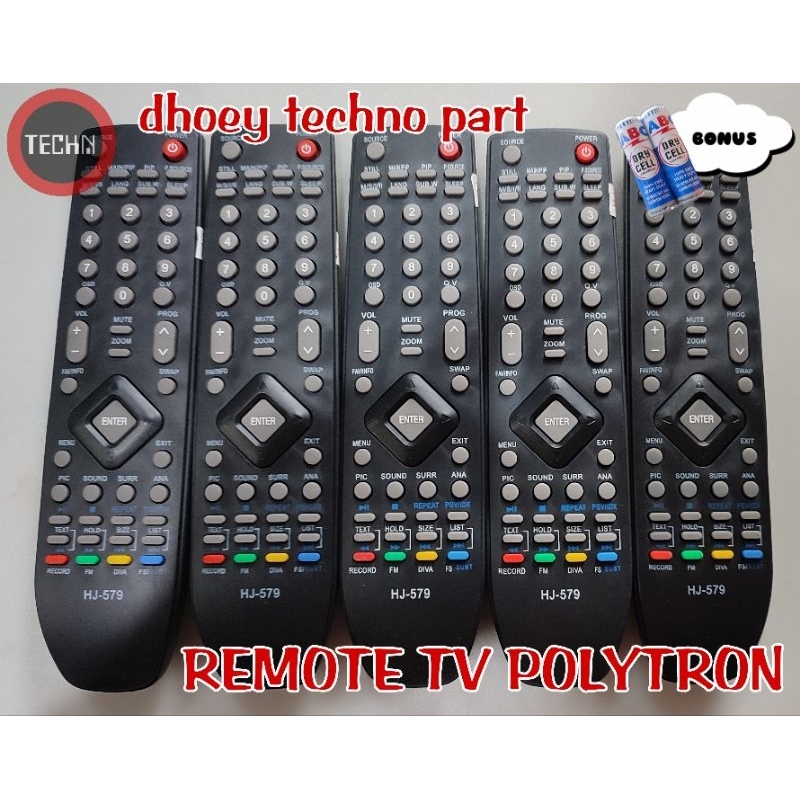 REMOTE TV POLYTRON LCD LED TABUNG