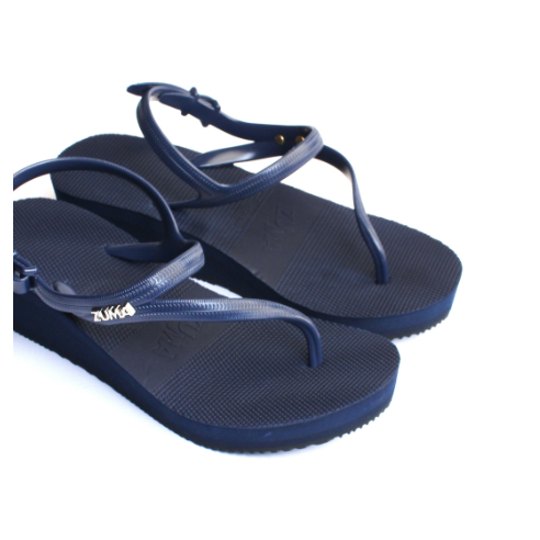 Sandal Zuma Wedges Freya Navy Original