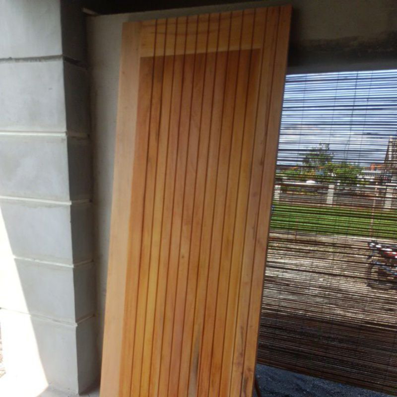 Daun pintu geser mahoni ful 4cm