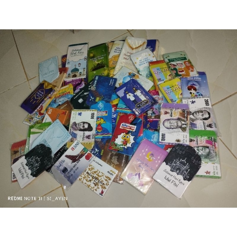 

100pcs amplop lebaran medium paket usaha (10pack)