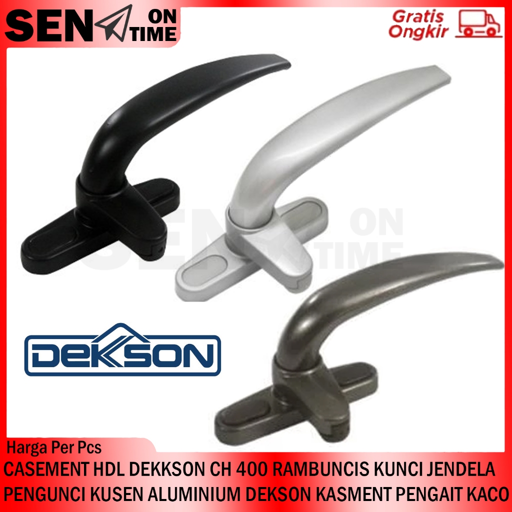 CASEMENT HDL DEKKSON CH 400 RAMBUNCIS KUNCI JENDELA PENGUNCI KUSEN ALUMINIUM DEKSON KASMENT PENGAIT 