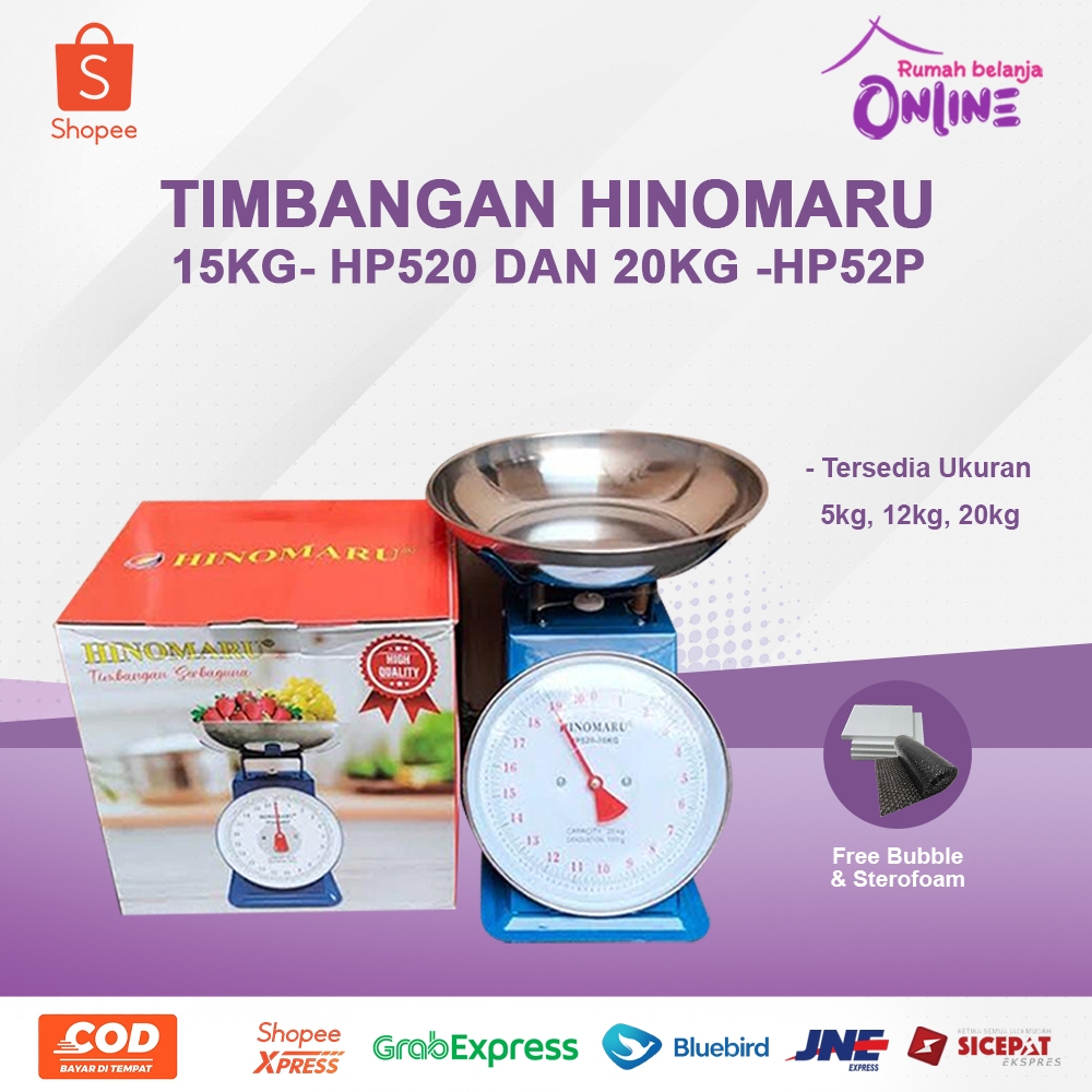 Timbangan Buah Hinomaru 15Kg 20Kg Stainless TIMBANGAN ANALOG TIMBANGAN HINOMARU