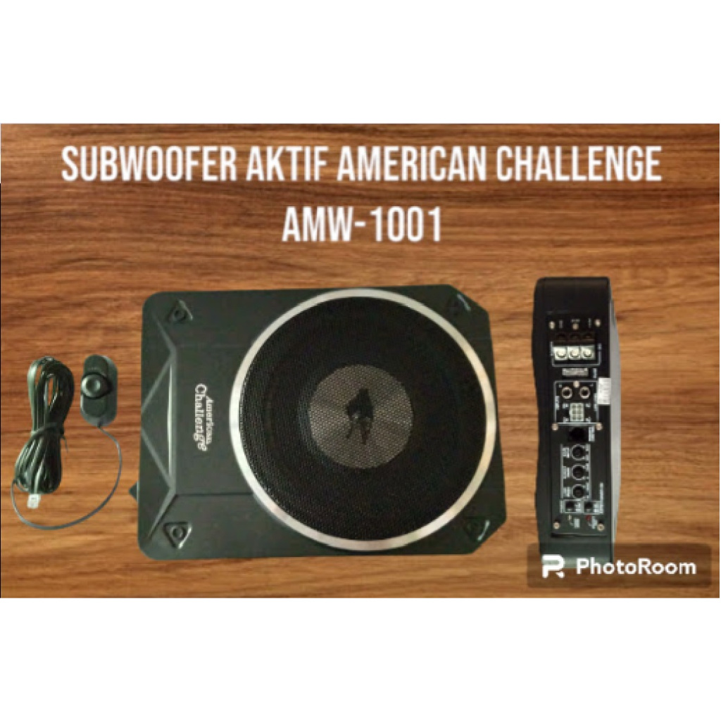 Subwoofer kolong American challenge/ speaker aktif/ subwoofer aktif/ speaker kolong/ Speaker mobil