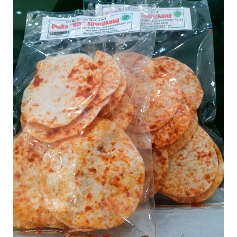 

Kerupuk Ubi Balado 200Gr