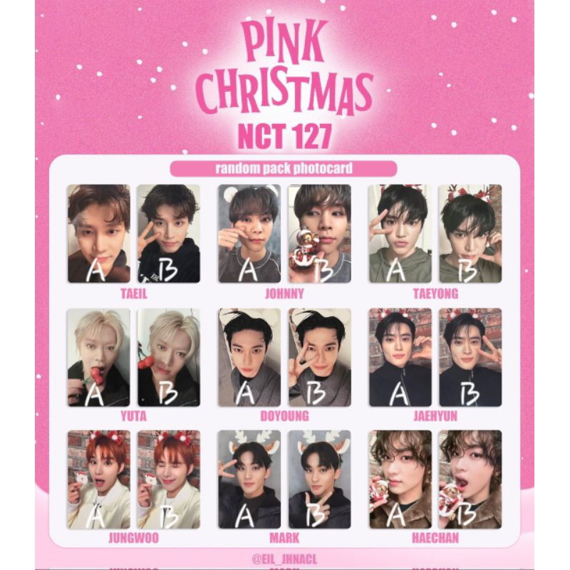 PC Official NCT 127 Pink Christmas