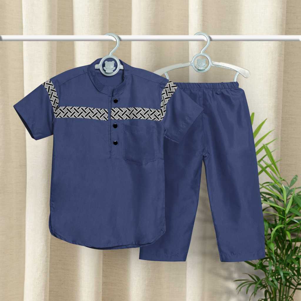 KOKO BATIK TERBARU / STELAN BAJU MUSLIM ANAK LAKI-LAKI 1-12 TAHUN