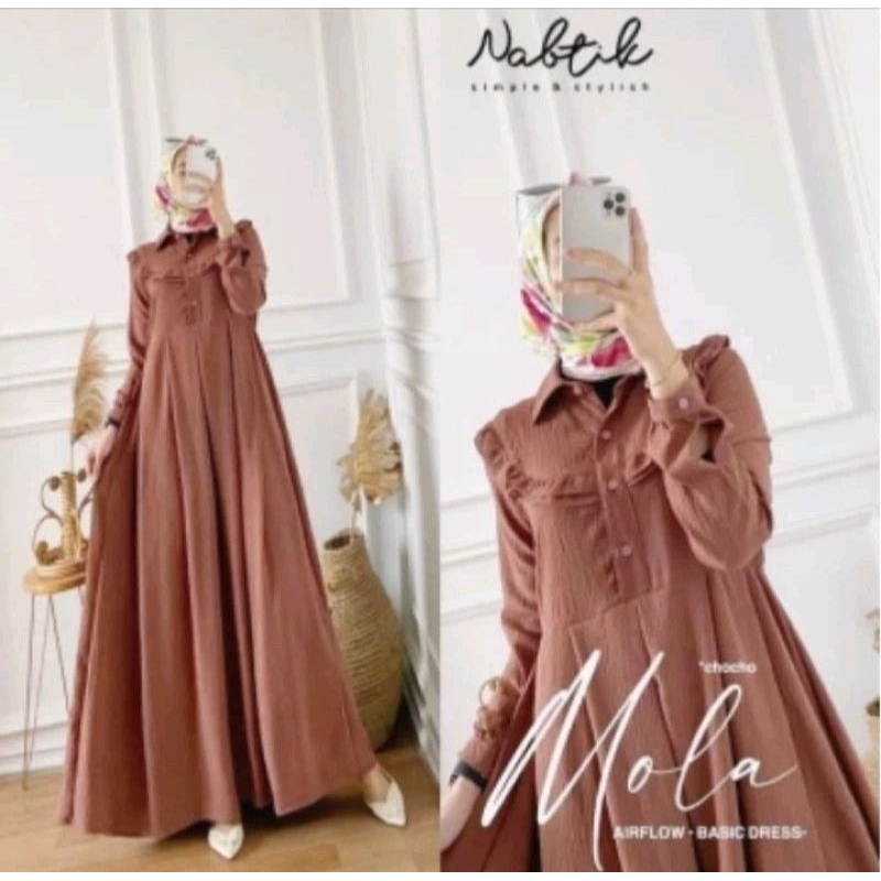 GAMIS CRINKLE MOLA DRESS MAXY GAMIS CRINKLE TERMURAH