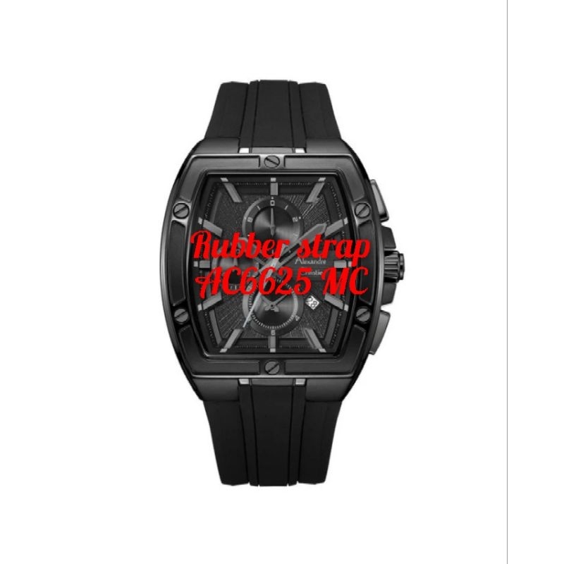 TALI KARET RUBBER STRAP ALEXANDRE CHRISTIE AC6625 AC 6625 ORIGINAL