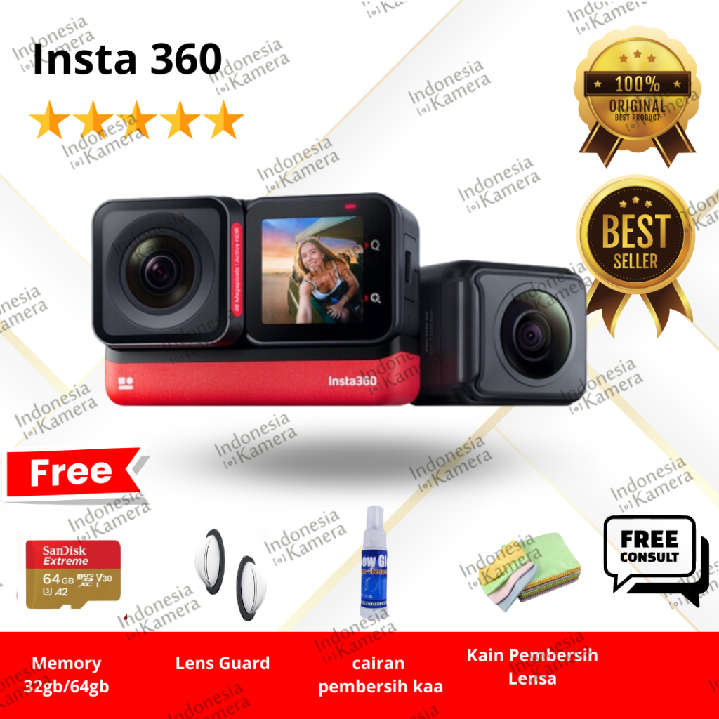 Insta360 ONE RS Twin Edition Baru dan Bekas