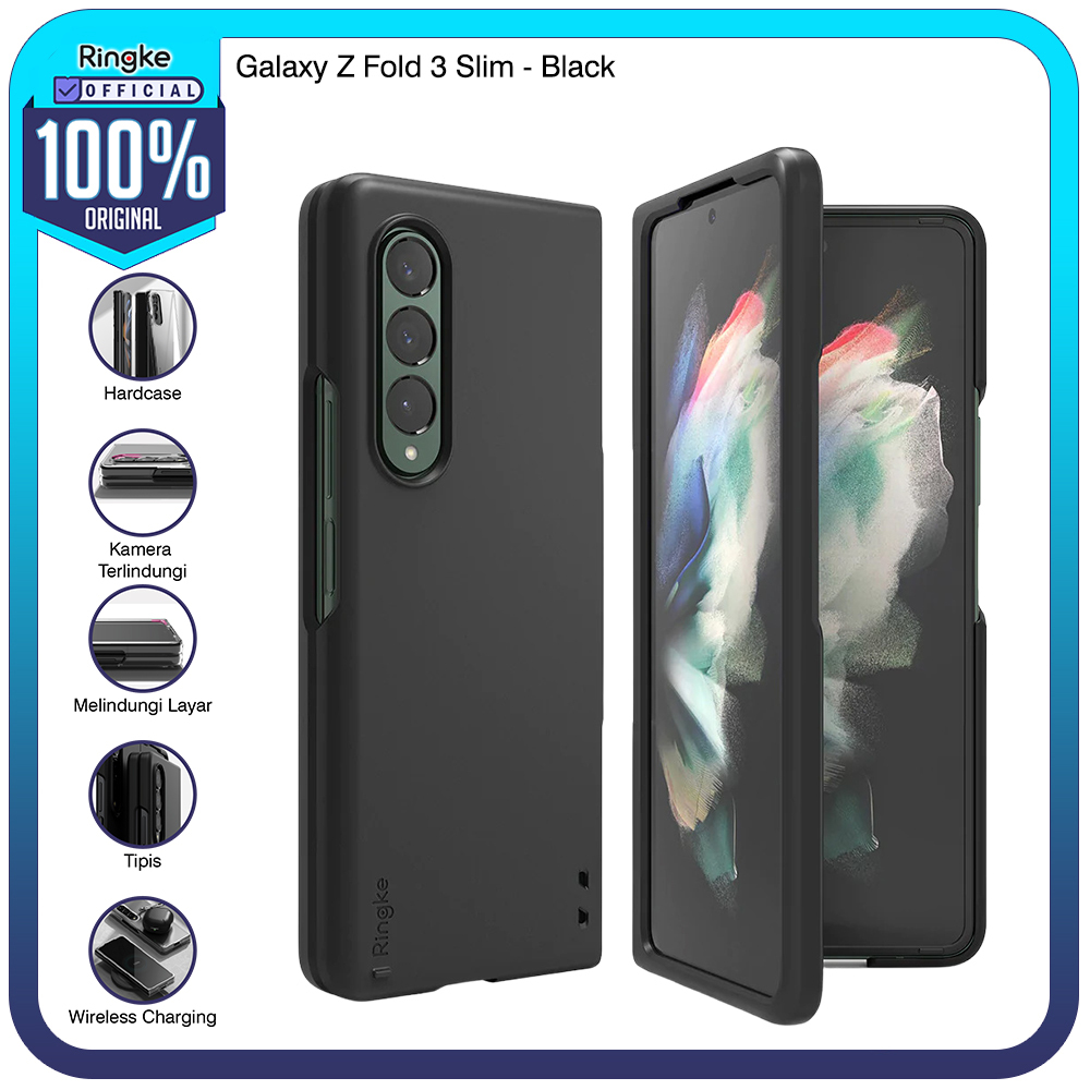 Ringke Samsung Galaxy Z Fold 3 Slim Black Hardcase Anti Crack Armor