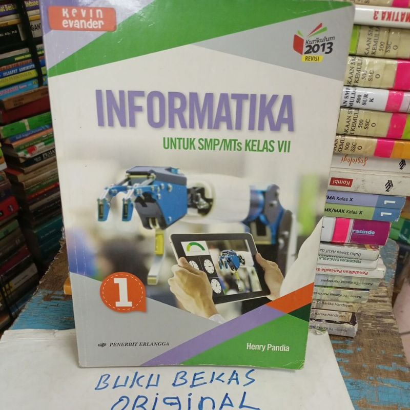INFORMATIKA untuk SMP kelas 7 bekas original