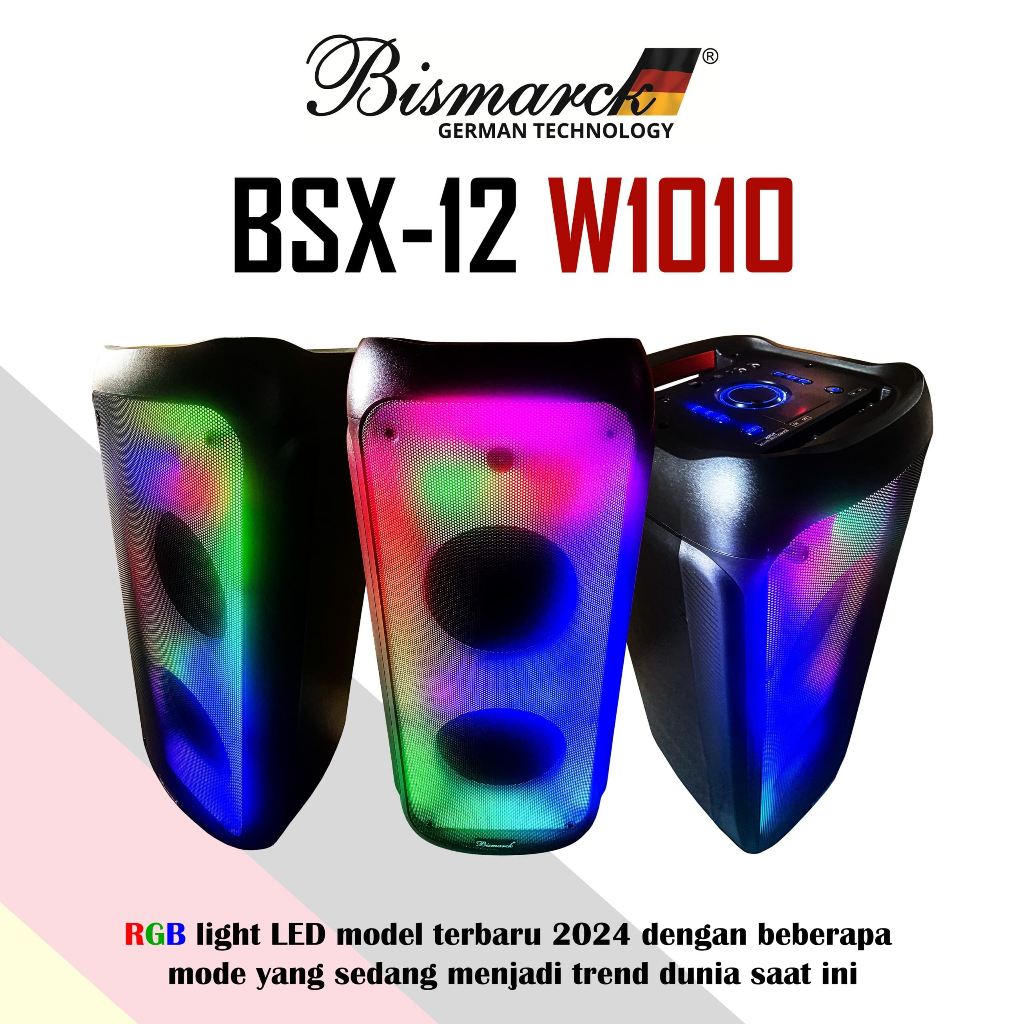 SPEAKER BISMARCK BSX-12W1010 PORTABLE WIRELESS