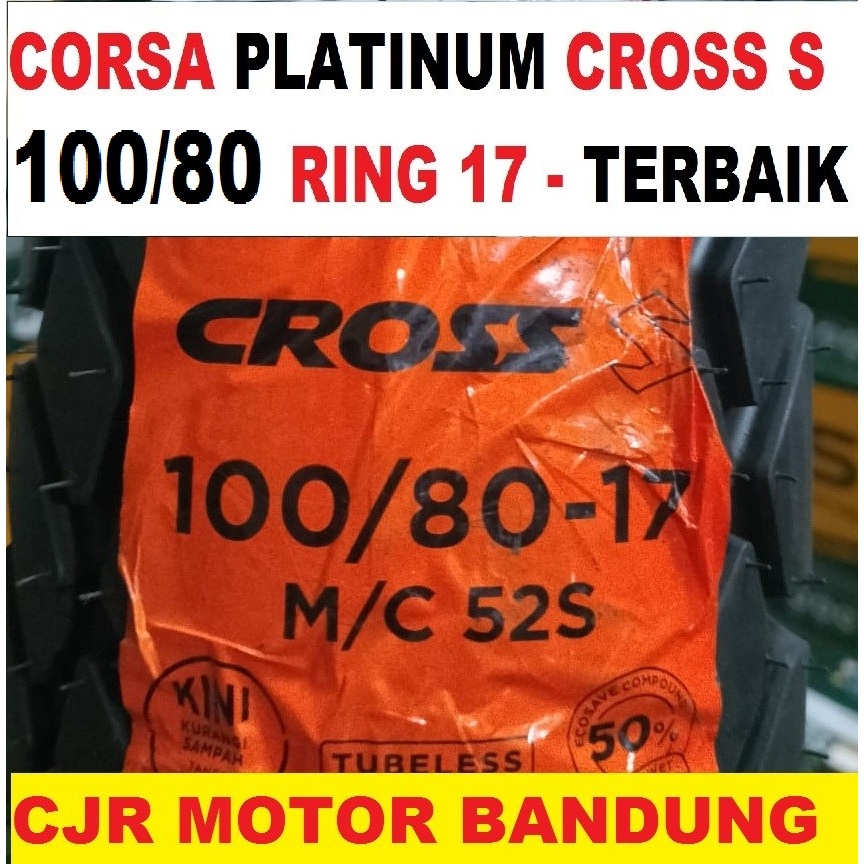 Ban CORSA CROSS S 100/80 ring 17 BAN MOTOR DUAL PURPOSE OFFROAD ENDURO