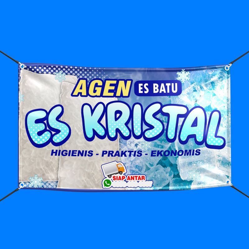 SPANDUK BANNER ES KRISTAL ES BATU