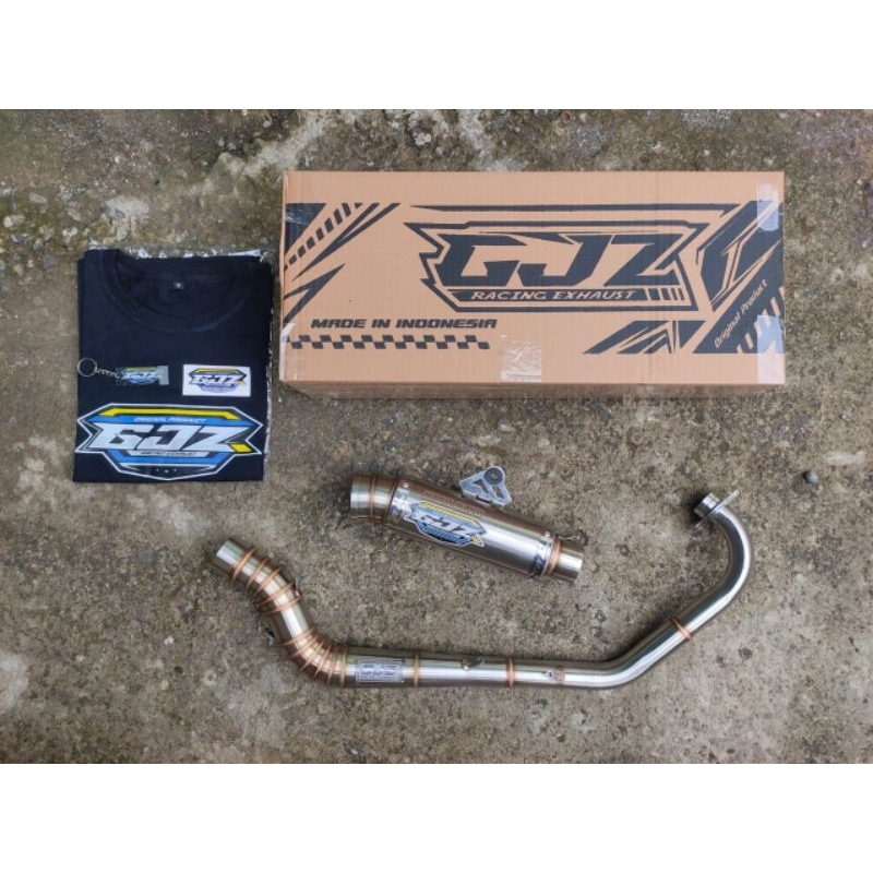 Knalpot Original Gjz Racing Exhaust Vixion Old New Nvl Nva Step Standar