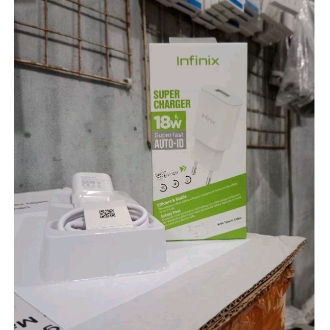 CHARGER INFINIX NOTE 8 / NOTE 10 / HOT 11 HOT 12 ORIGINAL (18W USB-C)