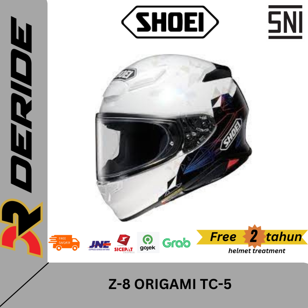 Shoei Z-8 Origami TC 5 Helm Sport Touring Full Face SNI Original Z8