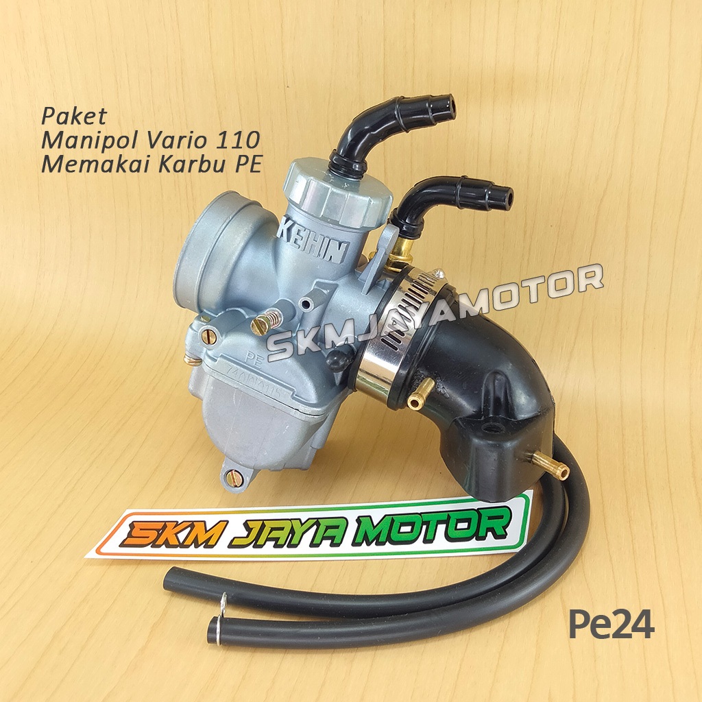 PAKET MANIPOL VARIO110 BAHAN KARET MEMAKAI KARBU PE24
