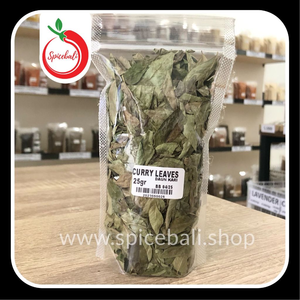 

Daun Kari Kering 25 gr / Dried Curry Leaves 25 gr / Dry Curry Leaf / Daun Kare