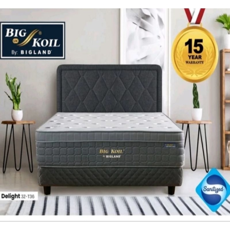 PREMIUM KASUR SPRINGBED BIGKOIL DELIGHT by BIGLAND T 36cm Ready diBangka &Belitung