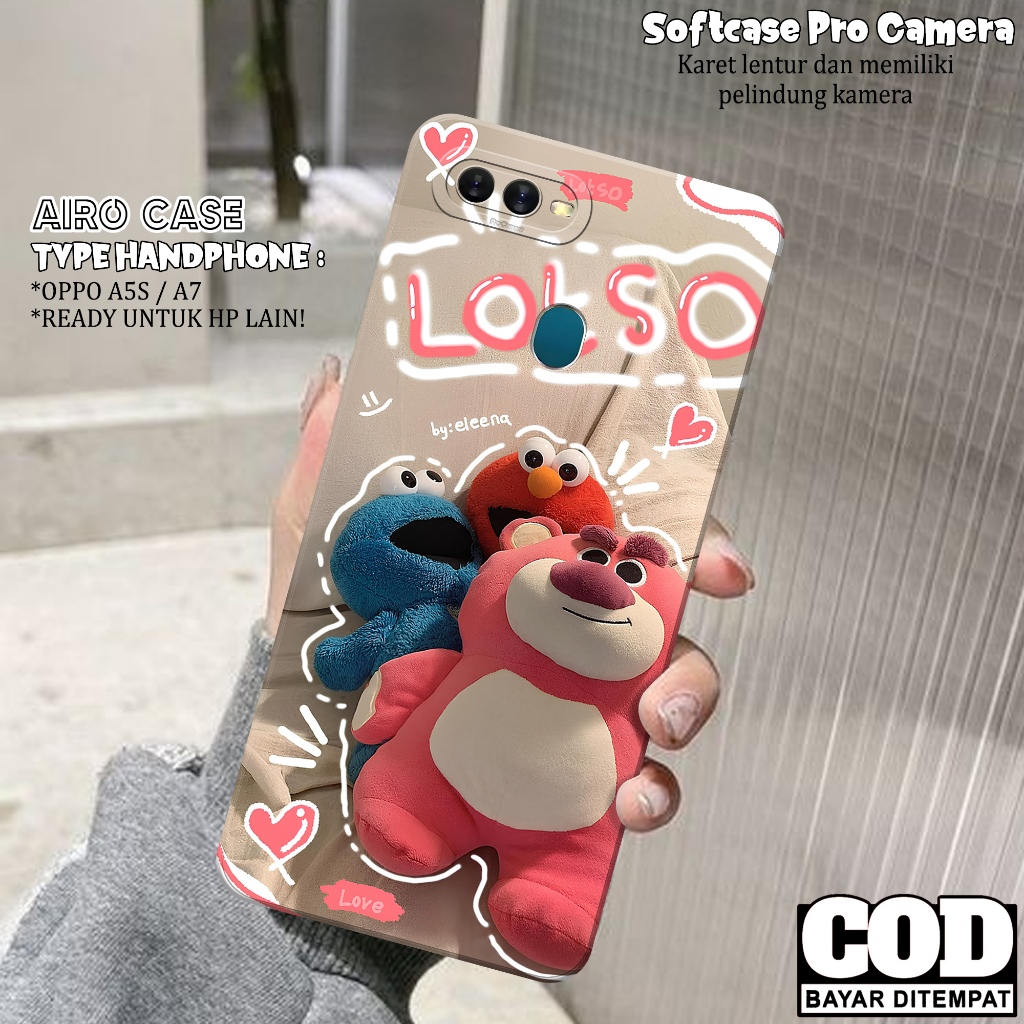 Case OPPO A5S/A7 Terbaru - Softcase OPPO A5S/A7 - Fashion Case KARTUN - Casing OPPO A5S/A7 - Softcas
